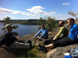 Att träna sig i ledarskap kan man också göra på sommaren, som i det här fallet i en kursledarkurs.